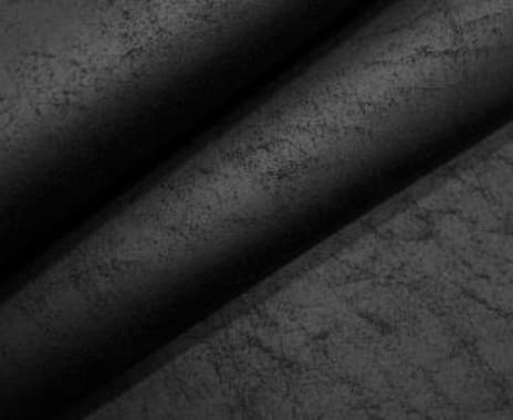 Black antique leather suede